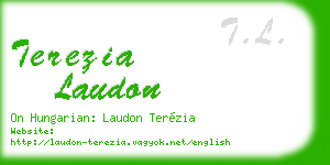 terezia laudon business card